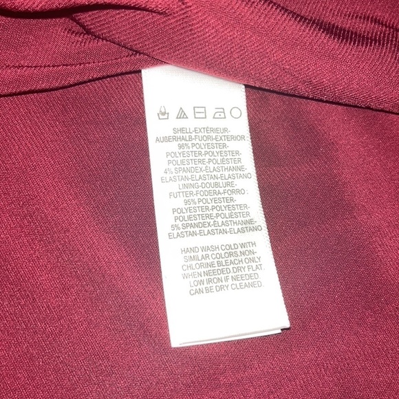 Dress‎ The Population Carmen Long Sleeve Trumpet Maxi Gown Dress Burgundy XS - Picture 11 of 12